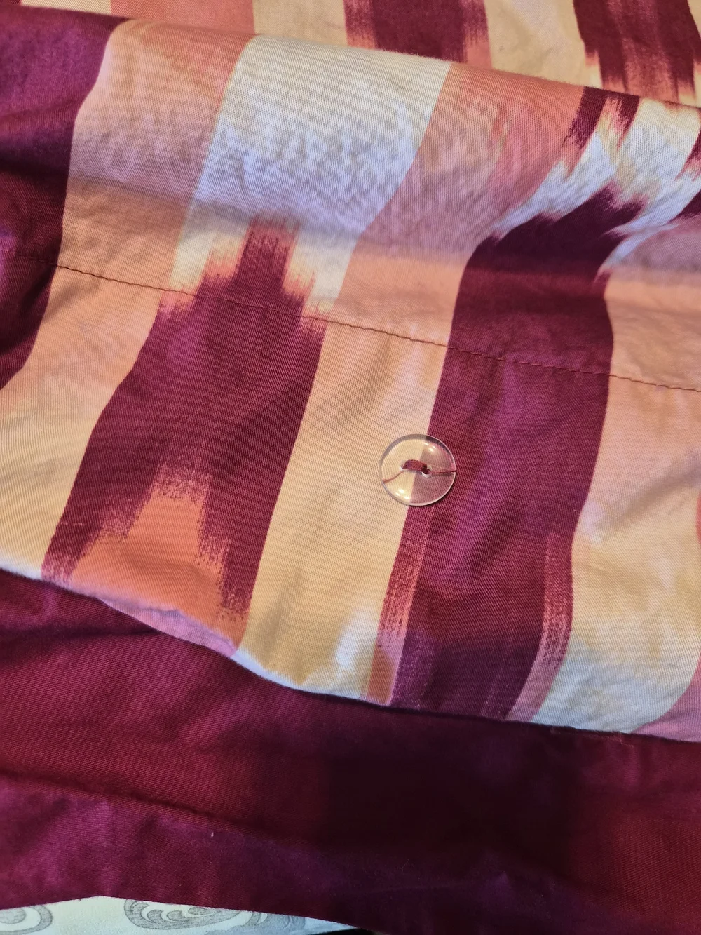 Super Rare Pink Victoria Secret Ikat Chevron Duvet Cover Full Queen